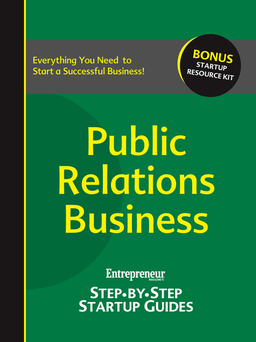 Cover image for Public Relations Business